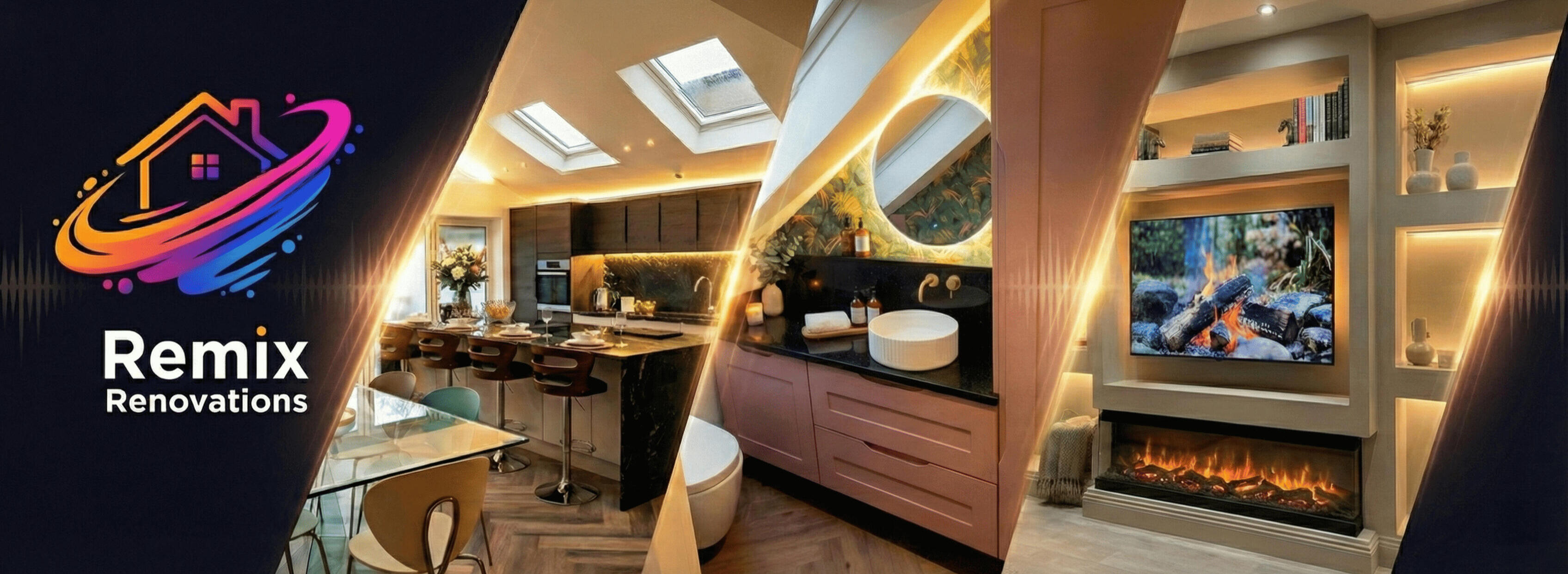 Remix Renovations Ltd Luxury bathroom, wetroom, kitchen, and living spaces design Harrogate